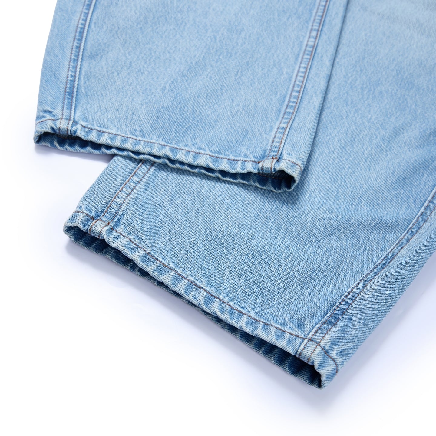 Light Wash Wide-Leg Jeans