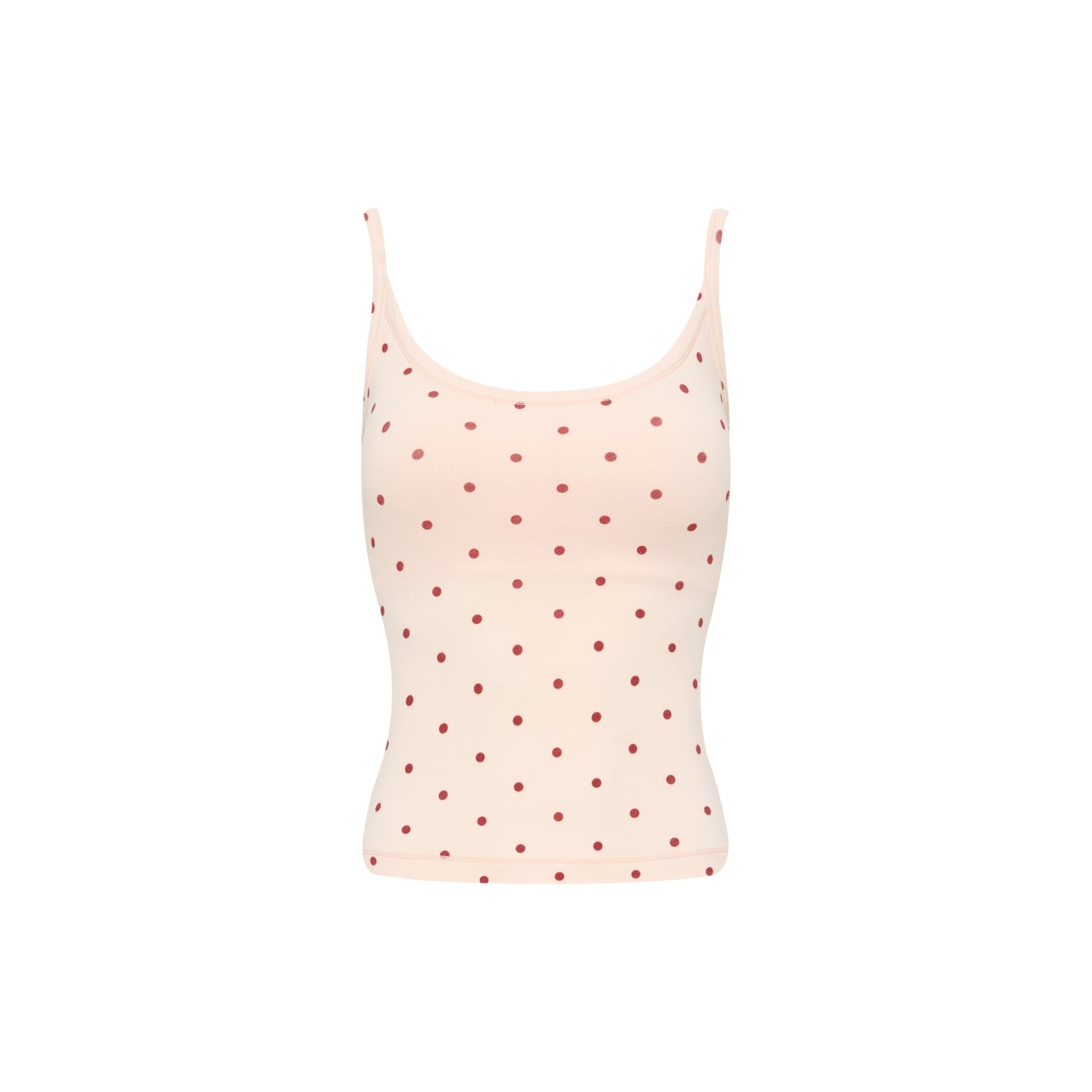 Polka Dot Cami Top with Removable Pads