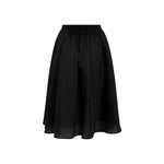 Lightweight Tencel Pleated A-Line Skirt