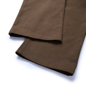 Twill Fitted Cropped Pants