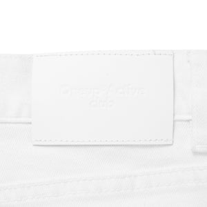 Slub Denim Cropped Jeans - Oneup