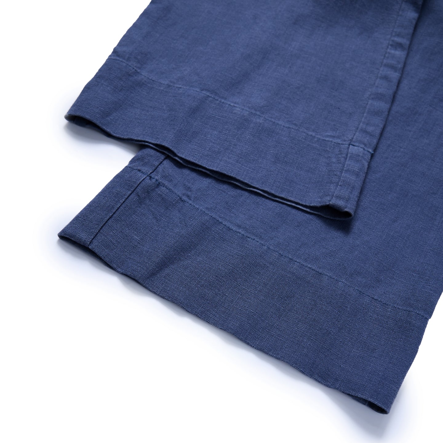 Tencel Linen Drawstring Straight-Leg Pants
