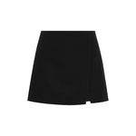No-Waistband Slit Skort