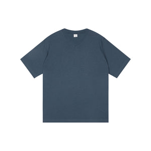 Cotton-Linen Blend V-Neck Tee