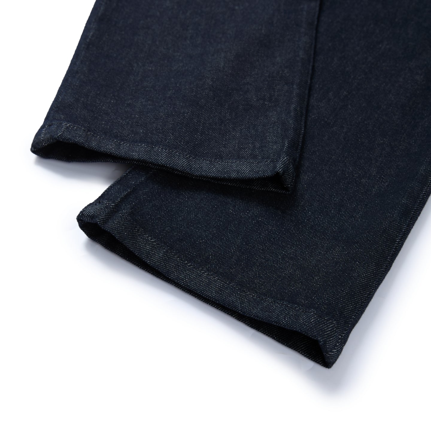 Raw Denim Stretch Cropped Pants