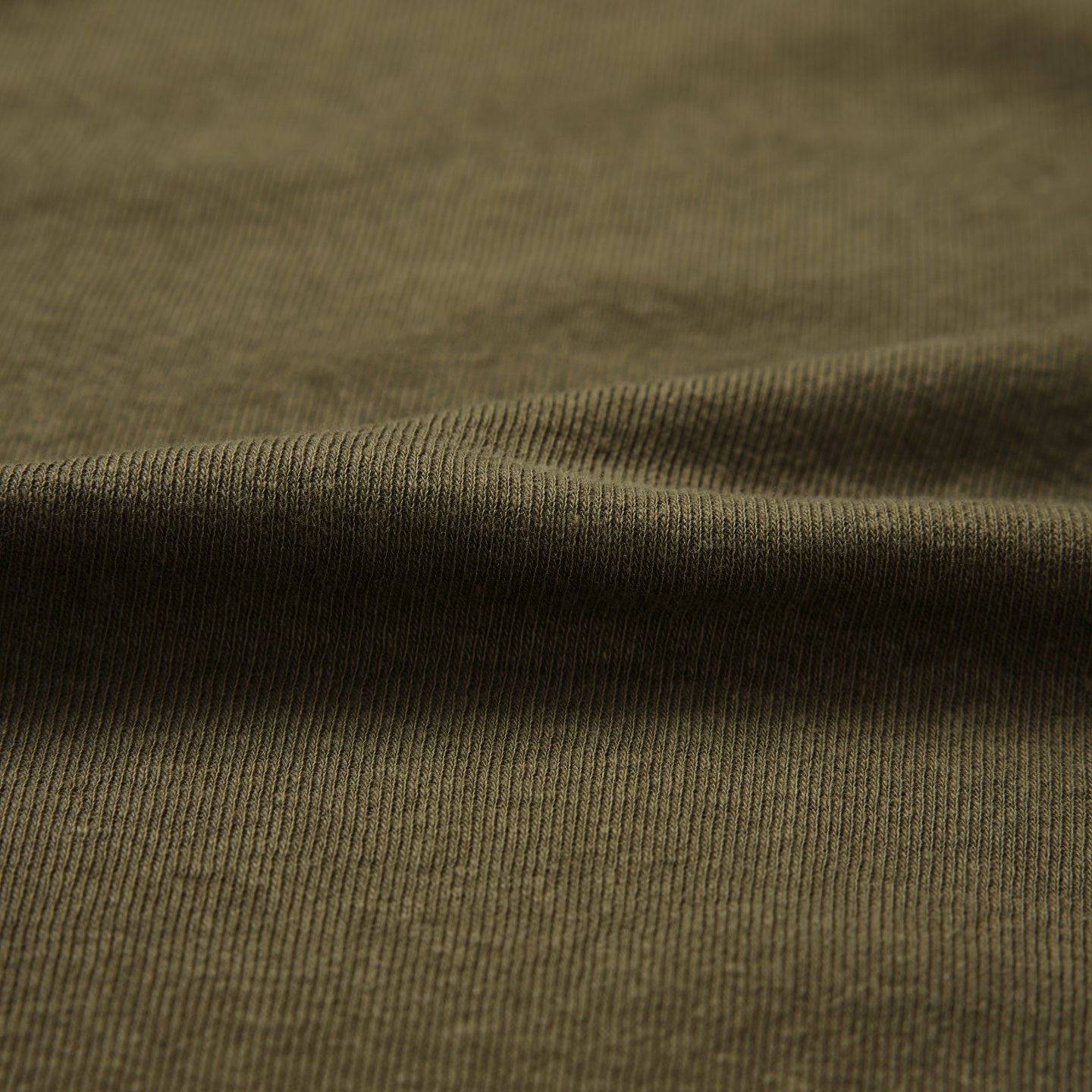 Heathered Cotton Fitted Crew-Neck Tee