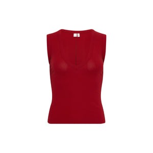 Stretch V-Neck Tank Top