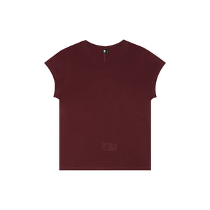 Tencel Wool-Blend Lightweight Short-Sleeve Top