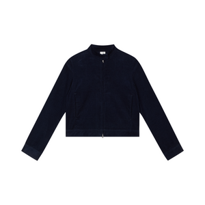 Fine Corduroy Zip-Up Jacket