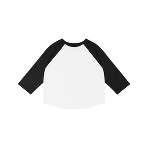 Contrast Raglan Three-Quarter-Sleeve T-Shirt