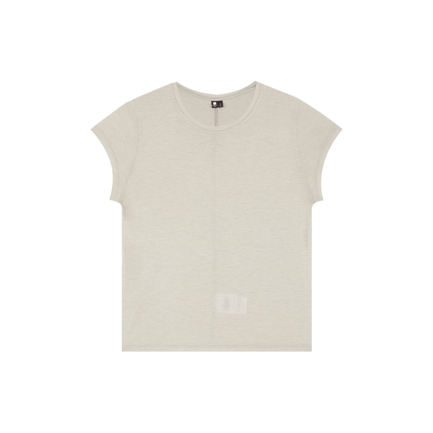 Tencel Wool-Blend Lightweight Short-Sleeve Top