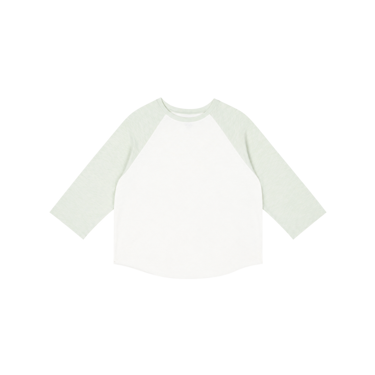 Contrast Raglan Three-Quarter-Sleeve T-Shirt
