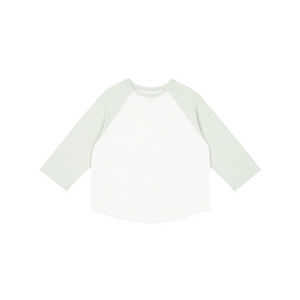 Contrast Raglan Three-Quarter-Sleeve T-Shirt