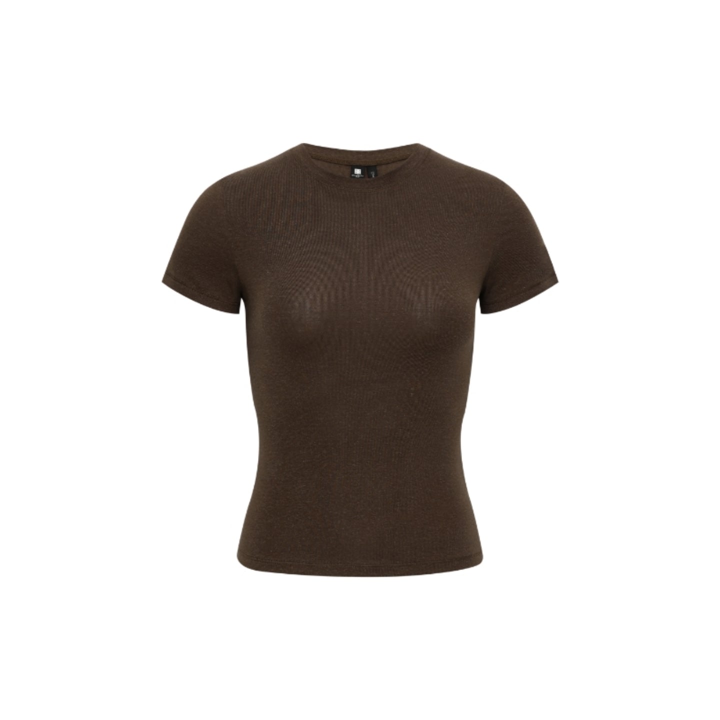 Tencel Linen Fitted Short-sleeved T-shirt