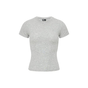 Tencel Linen Fitted Short-sleeved T-shirt