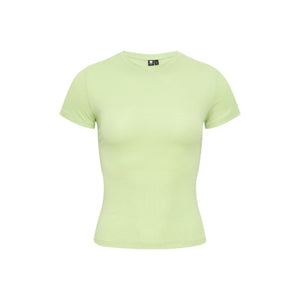 Tencel Linen Fitted Short-sleeved T-shirt
