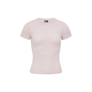 Tencel Linen Fitted Short-sleeved T-shirt