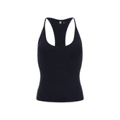 Stretch Halter Tank Top With Removable Pads