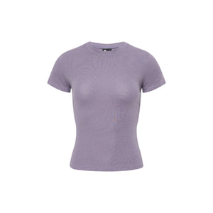 Tencel Linen Fitted Short-sleeved T-shirt