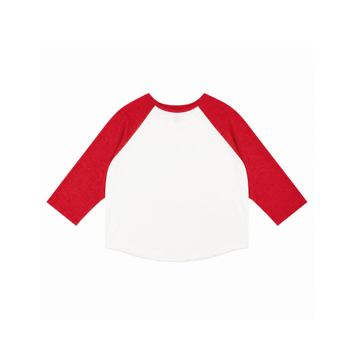 Contrast Raglan Three-Quarter-Sleeve T-Shirt