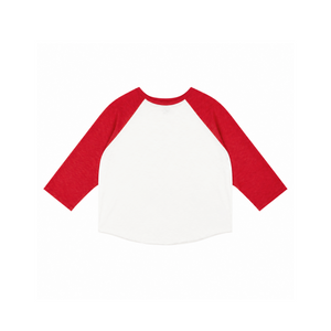 Contrast Raglan Three-Quarter-Sleeve T-Shirt