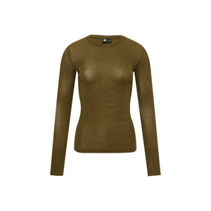 Wool-Blend Long-Sleeve Base Layer Top